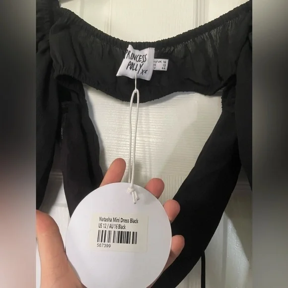 NATASHA MINI DRESS BLACK - Picture 5 of 7